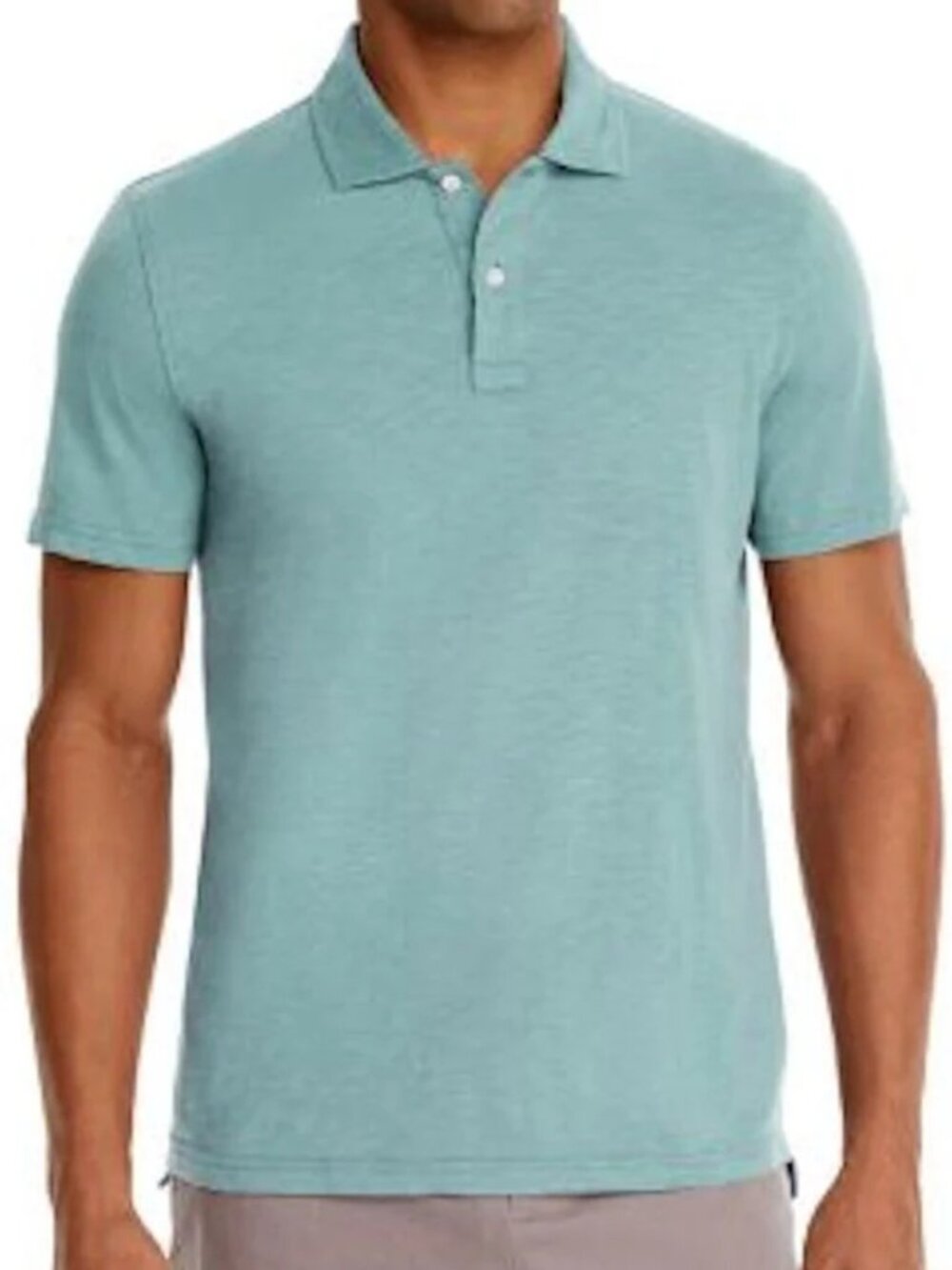 The Mens Store Teal Short Sleeve Polo